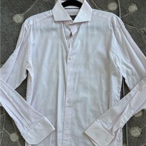Bugatchi Polka Dot Dress Shirt, Shaped Fit